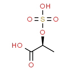 ChemSpider 2D Image | (S)-2-O-sulfolactic acid | C3H6O6S