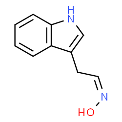 ChemSpider 2D Image | (Z)-indol-3-ylacetaldoxime | C10H10N2O