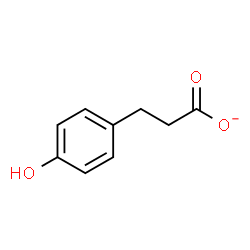ChemSpider 2D Image | p-Hydroxyhydrocinnamate | C9H9O3