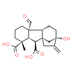 ChemSpider 2D Image | gibberellin A19 | C20H26O6