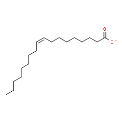ChemSpider 2D Image | oleic acid anion | C18H33O2