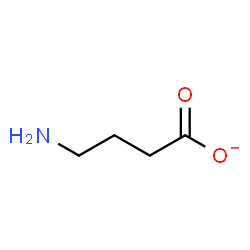 ChemSpider 2D Image | w-Aminobutyrate | C4H8NO2