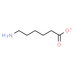 ChemSpider 2D Image | 6-Aminohexanoate | C6H12NO2