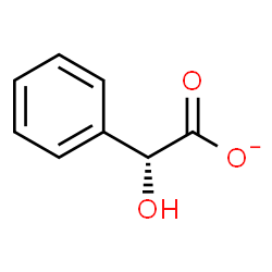 ChemSpider 2D Image | (2R)-Hydroxy(phenyl)acetate | C8H7O3