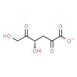 ChemSpider 2D Image | (4S)-4,6-Dihydroxy-2,5-dioxohexanoate | C6H7O6