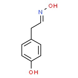 ChemSpider 2D Image | 4-hydroxyphenylacetaldoxime | C8H9NO2