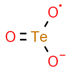 ChemSpider 2D Image | Tellurinatooxidanyl | O3Te