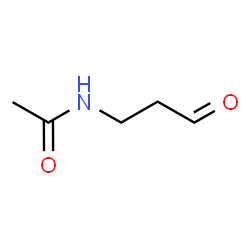 ChemSpider 2D Image | 3-acetamidopropanal | C5H9NO2