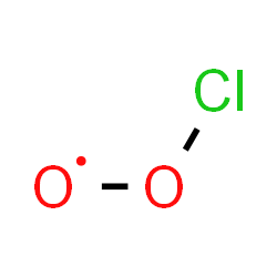 ChemSpider 2D Image | Chlorodioxidanyl | ClO2