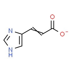ChemSpider 2D Image | (2E)-3-(1H-Imidazol-4-yl)acrylate | C6H5N2O2