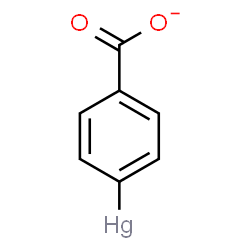 ChemSpider 2D Image | (4-carboxylatophenyl)mercury | C7H4HgO2