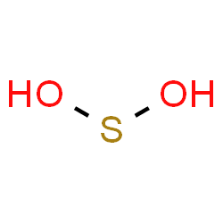 ChemSpider 2D Image | dihydroxidosulfur | H2O2S