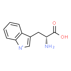 ChemSpider 2D Image | 3-[(2R)-2-Amino-2-carboxyethyl]-1H-indol-1-yl | C11H11N2O2