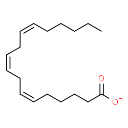 ChemSpider 2D Image | (Z,Z,Z)-6,9,12-Octadecatrienoate | C18H29O2