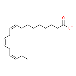 ChemSpider 2D Image | linolenate | C18H29O2