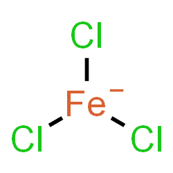 ChemSpider 2D Image | Trichloroferrate(1-) | Cl3Fe