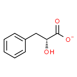 ChemSpider 2D Image | (R)-b-Phenyllactate | C9H9O3