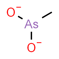 ChemSpider 2D Image | Methylarsonite | CH3AsO2