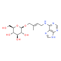 ChemSpider 2D Image | O-beta-D-glucosyl-trans-zeatin | C16H23N5O6