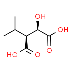 ChemSpider 2D Image | (2R,3S)-3-isopropylmalic acid | C7H12O5
