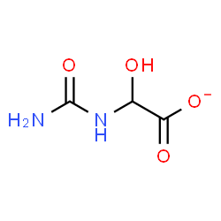 ChemSpider 2D Image | Ureidoglycolate | C3H5N2O4