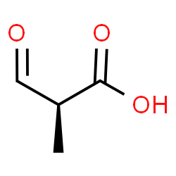 ChemSpider 2D Image | (S)-methylmalonaldehydic acid | C4H6O3