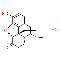 ChemSpider 2D Image | Hydromorphone hydrochloride | C17H20ClNO3