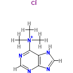 InChI=1/C8H12N5.ClH/c1-13(2,3)8-6-7(10-4-9-6)11-5-12-8;/h4-5H,1-3H3,(H,9,10,11,12);1H/q+1;/p-1