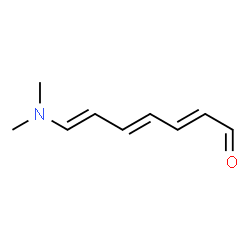 ChemSpider 2D Image | (2E,4E,6E)-7-(Dimethylamino)-2,4,6-heptatrienal | C9H13NO