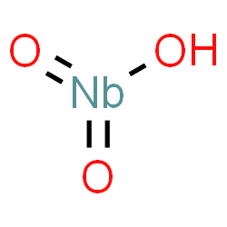 ChemSpider 2D Image | Hydroxy(dioxo)niobium | HNbO3