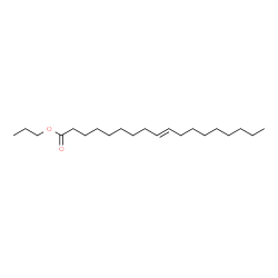 ChemSpider 2D Image | Propyl (9E)-9-octadecenoate | C21H40O2