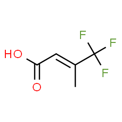 ChemSpider 2D Image | 3-(TRIFLUOROMETHYL)CROTONIC ACID | C5H5F3O2
