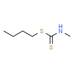 ChemSpider 2D Image | Butyl methylcarbamodithioate | C6H13NS2