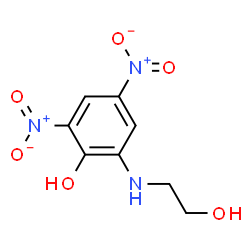 ChemSpider 2D Image | 2-HYDROXYETHYL PICRAMIC ACID | C8H9N3O6