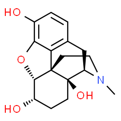 ChemSpider 2D Image | Hydromorphinol | C17H21NO4