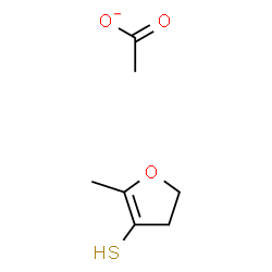 ChemSpider 2D Image | 2-methyl-4,5-dihydrofuran-3-thiol acetate | C7H11O3S