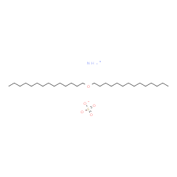 ChemSpider 2D Image | ammonium 1-tetradecoxytetradecane sulfate | C28H62NO5S