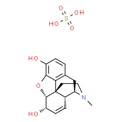 ChemSpider 2D Image | L-MORPHINE SULFATE | C17H21NO7S