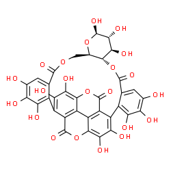 ChemSpider 2D Image | punicalin beta anomer | C34H22O22