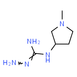 ChemSpider 2D Image | N-(1-Methyl-3-pyrrolidinyl)carbonohydrazonic diamide | C6H15N5