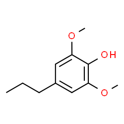 ChemSpider 2D Image | 2,6-Dimethoxy-4-propylphenol | C11H16O3