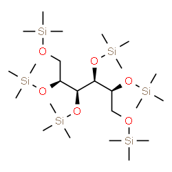 ChemSpider 2D Image | 1,2,3,4,5,6-Hexakis-O-(trimethylsilyl)-L-mannitol | C24H62O6Si6