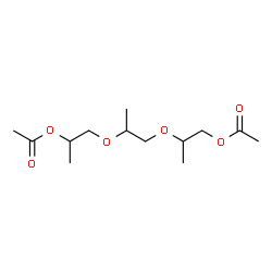 ChemSpider 2D Image | 1-({1-[(1-Acetoxy-2-propanyl)oxy]-2-propanyl}oxy)-2-propanyl acetate | C13H24O6
