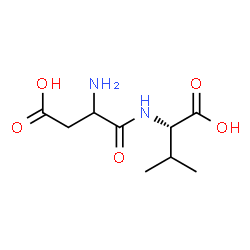ChemSpider 2D Image | alpha-Aspartyl-L-valine | C9H16N2O5