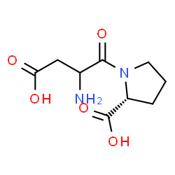ChemSpider 2D Image | alpha-Aspartyl-D-proline | C9H14N2O5