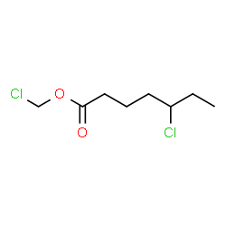 ChemSpider 2D Image | Chloromethyl 5-chloroheptanoate | C8H14Cl2O2