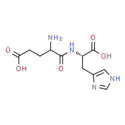 ChemSpider 2D Image | alpha-Glutamyl-L-histidine | C11H16N4O5