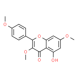 ChemSpider 2D Image | Kaempferol 3,7,4'-trimethyl ether | C18H16O6