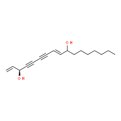 ChemSpider 2D Image | (3S,8E)-1,8-Heptadecadiene-4,6-diyne-3,10-diol | C17H24O2