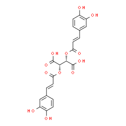 ChemSpider 2D Image | Chicoric acid | C22H18O12